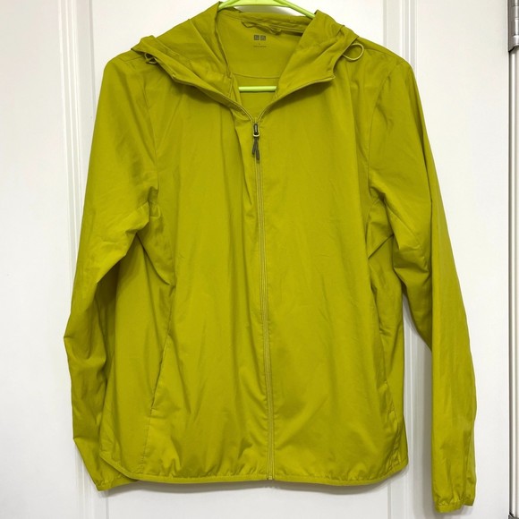 Uniqlo Jackets & Coats Uniqlo Neon Windbreaker Jacket Poshmark